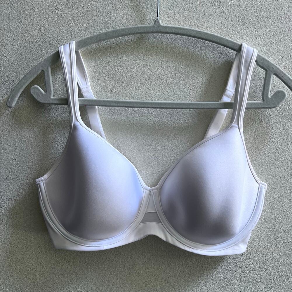 New Bali Bra White Wide Strap Adjustable‎ Full-Coverage Women's Size 34D